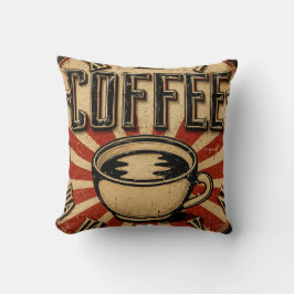 Vintage Coffee Retro Kussen