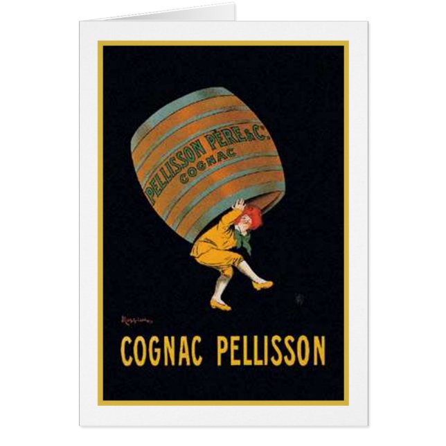 Vintage Cognac Pellisson Ad (Voorkant)