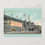 Vintage Coliseum Building Chicago Briefkaart (Voorkant)