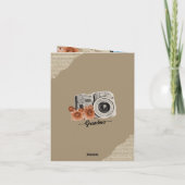 Vintage Collage Birthday Card Bedankkaart (Achterkant)