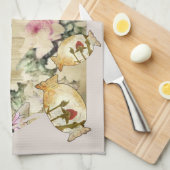 Vintage Collage Theedoek (Quarter Fold)