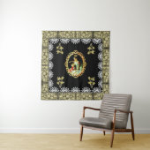 vintage collage wandkleed (In situ)