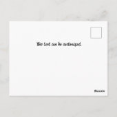 Vintage-Colombia Waterverf Briefkaart (Achterkant)