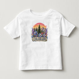 Vintage Colorado-bergen PNG Grafisch ontwerp Kinder Shirts