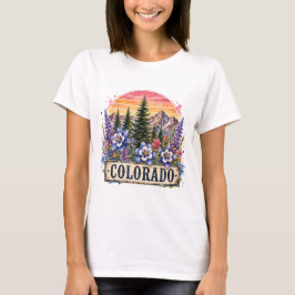 Vintage Colorado-bergen PNG Grafisch ontwerp T-shirt