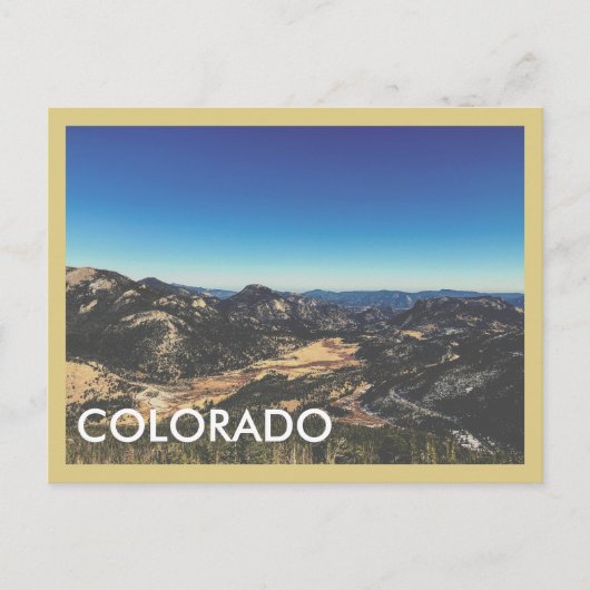 Vintage Colorado Briefkaart (Voorkant)