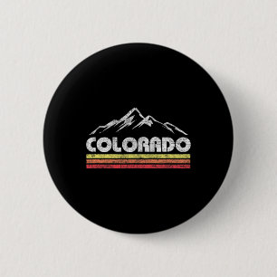 Vintage Colorado Retro Mountainbike Skiën Ronde Button 5,7 Cm