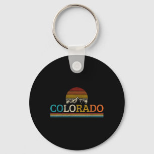 Vintage Colorado-souvenir - Heren Zwart Small Clic Sleutelhanger