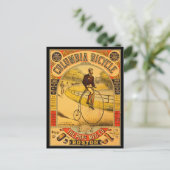 Vintage Columbia Bicycle Reprint Briefkaart (Staand voorkant)