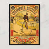 Vintage Columbia Bicycle Reprint Briefkaart (Voorkant)