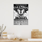 Vintage Columbia fietsen Advertisement Poster (Keuken)