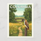 Vintage Columbia Missouri Briefkaart (Voorkant)
