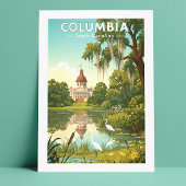 Vintage Columbia South Carolina Briefkaart