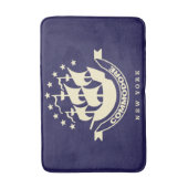 Vintage Commodore Hotel Bath Mat (Voorkant Verticaal)