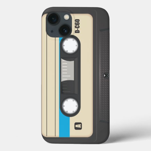 Vintage compact cassettereband Case-Mate iPhone case (Achterkant)