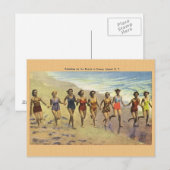 Vintage Coney Island Briefkaart (Voorkant / Achterkant)