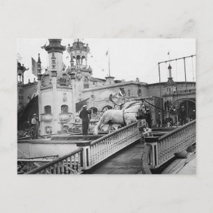 Vintage Coney Island Briefkaart