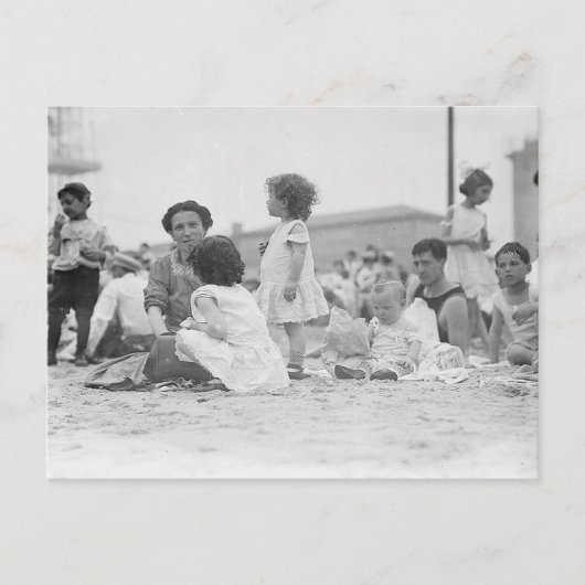 Vintage Coney Island Briefkaart (Voorkant)