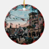 Vintage Coney Island Keramisch Ornament (Achterkant)