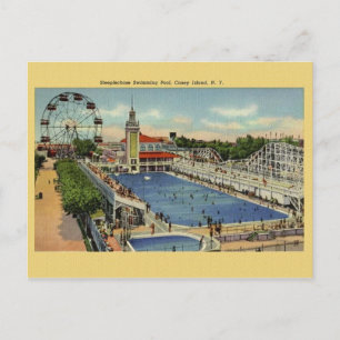 Vintage Coney Island New York Briefkaart