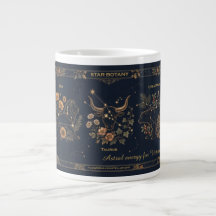 Vintage Constellations: Star Botany Goud & Marineb