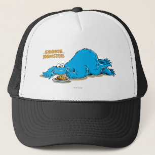 Vintage Cookie Monster Bord van Koekjes Trucker Pet