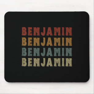 Vintage Cool Benjamin Voornaam Grappige Liefde Har Muismat