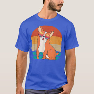 Vintage Cool Corgi Hondenliefhebber Doggie Paw Pup T-shirt