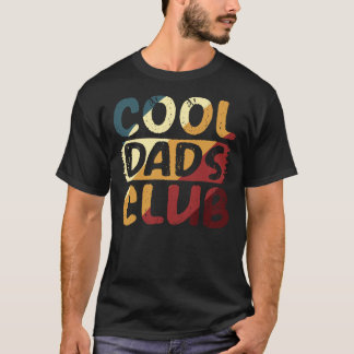 Vintage Cool Dads Club Retro Gedecoreerde Grafiek T-shirt