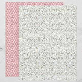 Vintage Coquette Bloemendecoratie Scrapbook Papier