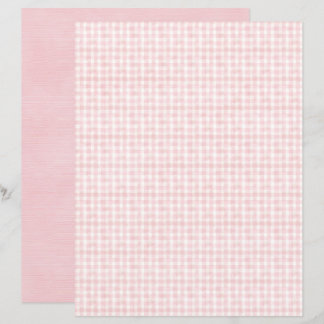 Vintage Coquette Schotse ruit Scrapbook Papier