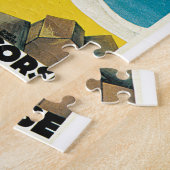 Vintage Corsica, reisbureau Legpuzzel (Zijkant)