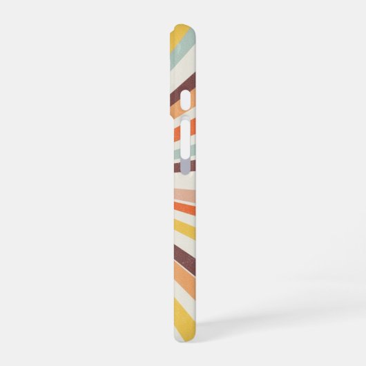 Vintage Cosmic Sun iPhone 16 Hoesje (Linkerkant)