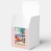 Vintage Cote D'Azur strandmeisje Bedankdoosjes (Geopend)