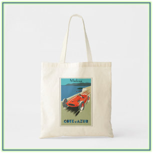 Vintage Cote d'Azur Tote Bag