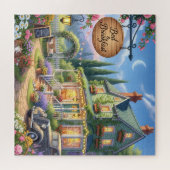 Vintage Cottage Bed & Breakfast Tuin Legpuzzel (Horizontaal)