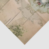 Vintage Cottage Bloemendecoupe Papier (Detail)
