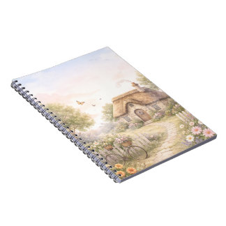 Vintage Cottage Spiral Photo Notebook Notitieboek