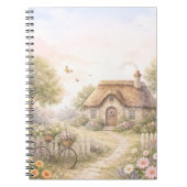 Vintage Cottage Spiral Photo Notebook Notitieboek (Voorkant)