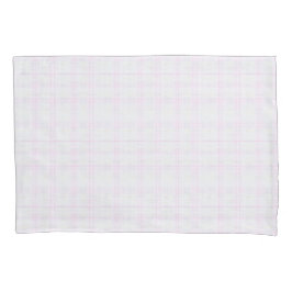 Vintage Cottage White Blush Plaid Kussensloop