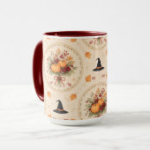 Vintage cottagecore mok (Voorkant links)