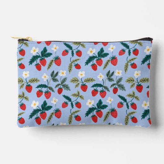 Vintage Cottagecore Strawberry Pattern Etui (Voorkant)