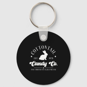 Vintage cottontail's candy co paashaas paasfeest sleutelhanger