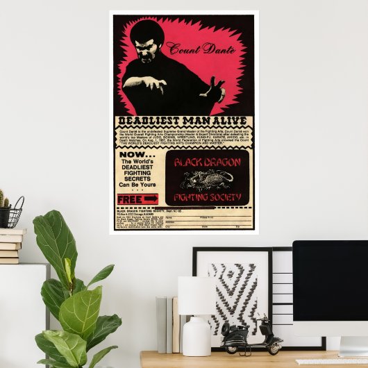 Vintage Count Dante Ad Poster (Thuiskantoor)