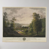 Vintage Countryside Church Nunnery Ruins, 1810 Poster (Voorkant)