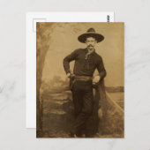 Vintage Cowboy Briefkaart (Voorkant / Achterkant)