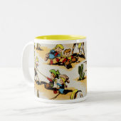 Vintage Cowboy Cowgirl Mok (Voorkant links)