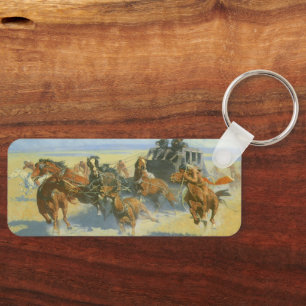 Vintage Cowboy, Downing the Nigh Leader, Remington Sleutelhanger