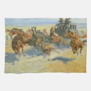 Vintage Cowboy, Downing the Nigh Leader, Remington Theedoek