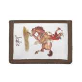 Vintage Cowboy Drievoud Portemonnee (Voorkant)